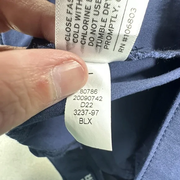 Alaskan Hardgear Pants Womens 8 Long Blue Free Reign Cargo Stretch Workwear - Picture 10 of 15